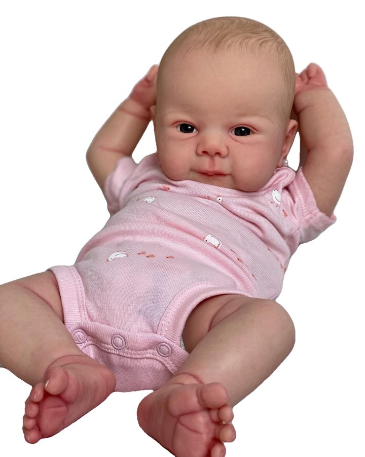 בובת תינוק בעיצוב מראה חי (48 ס"מ) ג'וליאטה